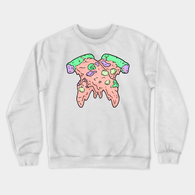 Pizza Pair (ver 3) Crewneck Sweatshirt by Adaser